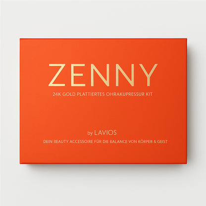 24k gold plattiertes Ohrakupressur Kit